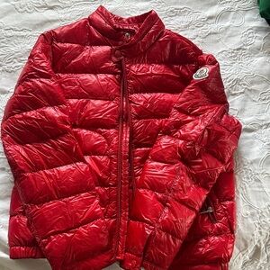 Moncler Cherry Red Quilted Jacket